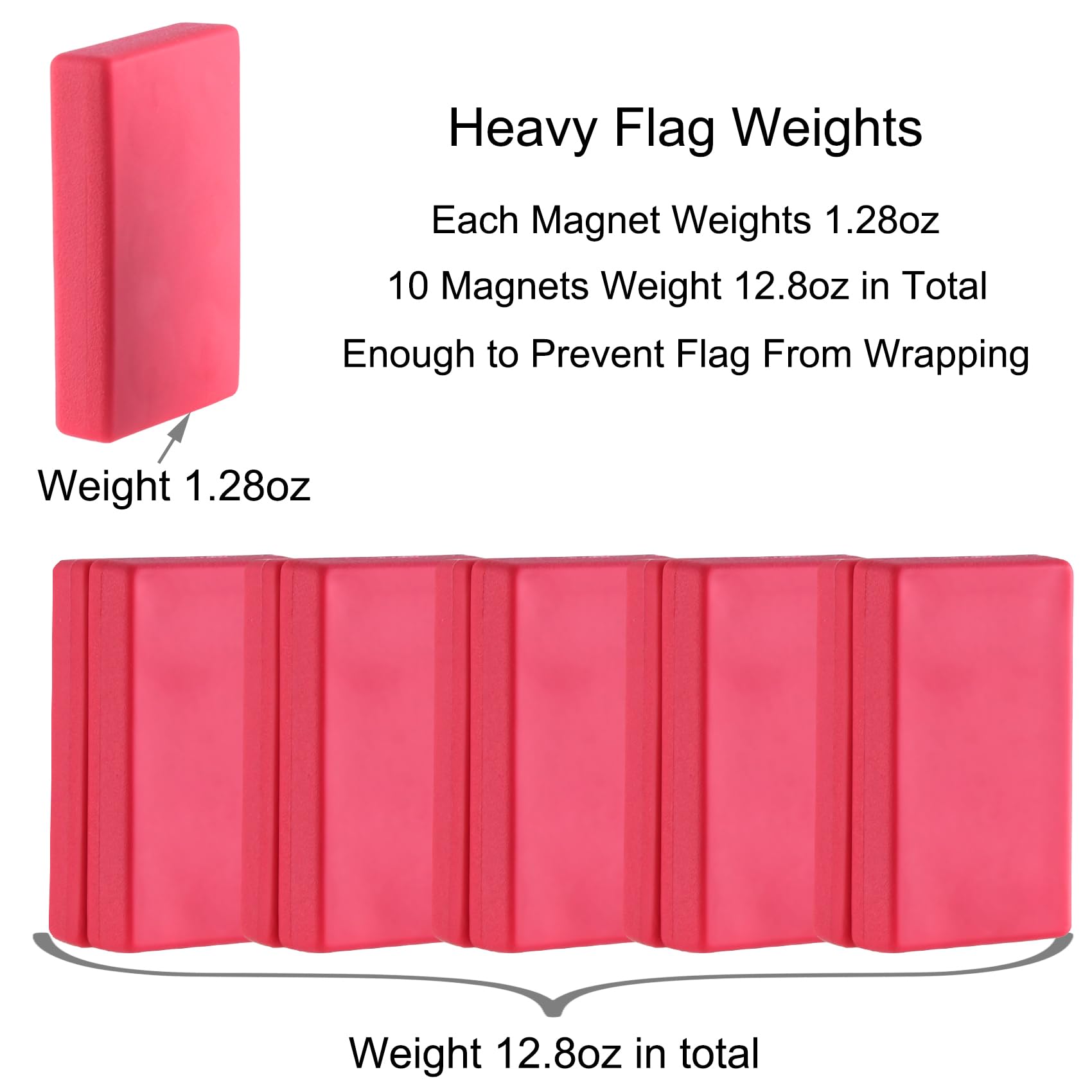 LEVOSHUA waterproof magnetic weights suitable for rain
