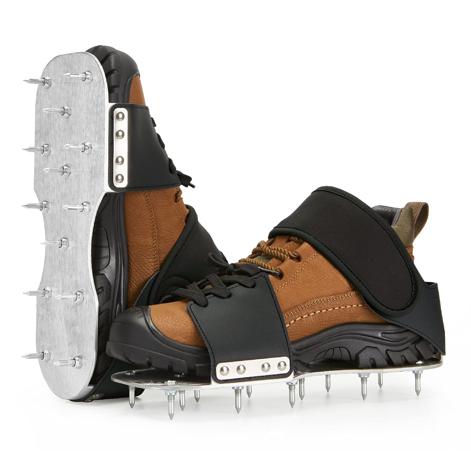 Leweio epoxy floor spiked shoes with baseplate offer stable footing for epoxy pours