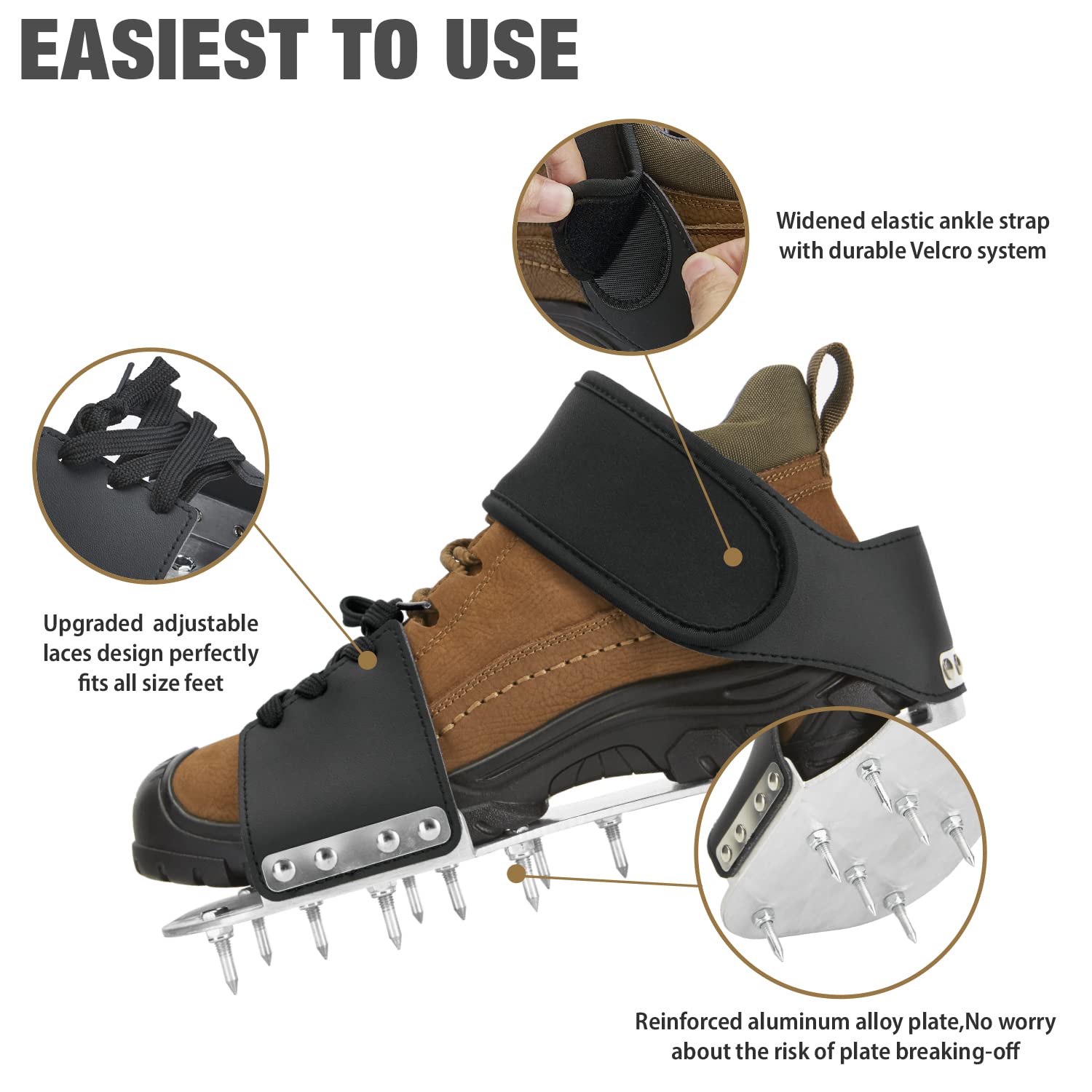 Leweio spike nails close-up highlight durable steel for even epoxy spreading