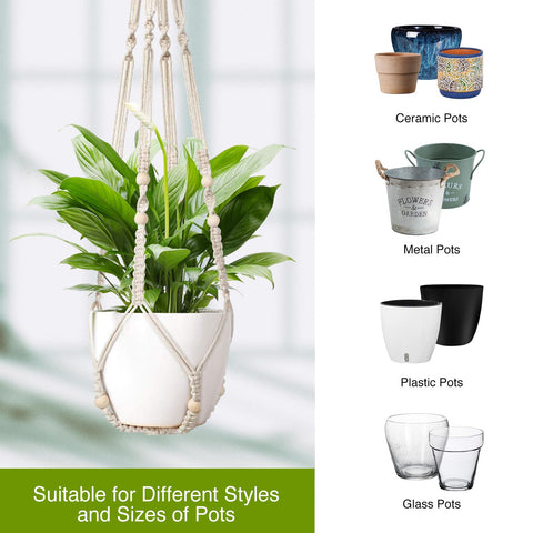 LEWESU ivory tone blends with neutral decor and greenery.