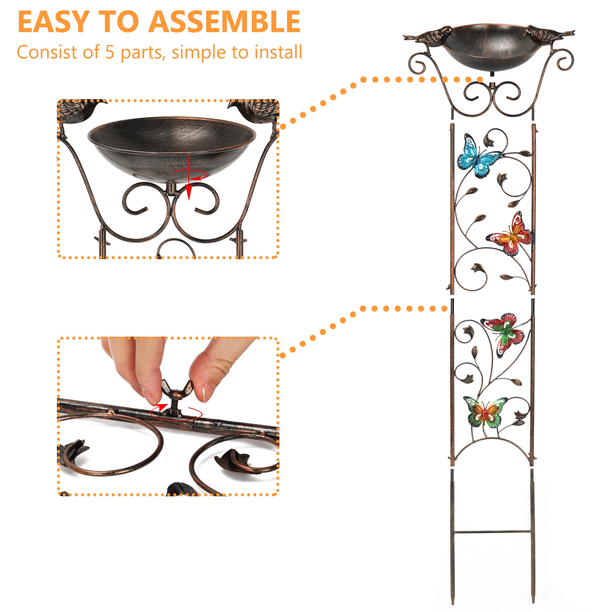 LEWIS&WAYNE detachable drinking basin for easy water or seed changes