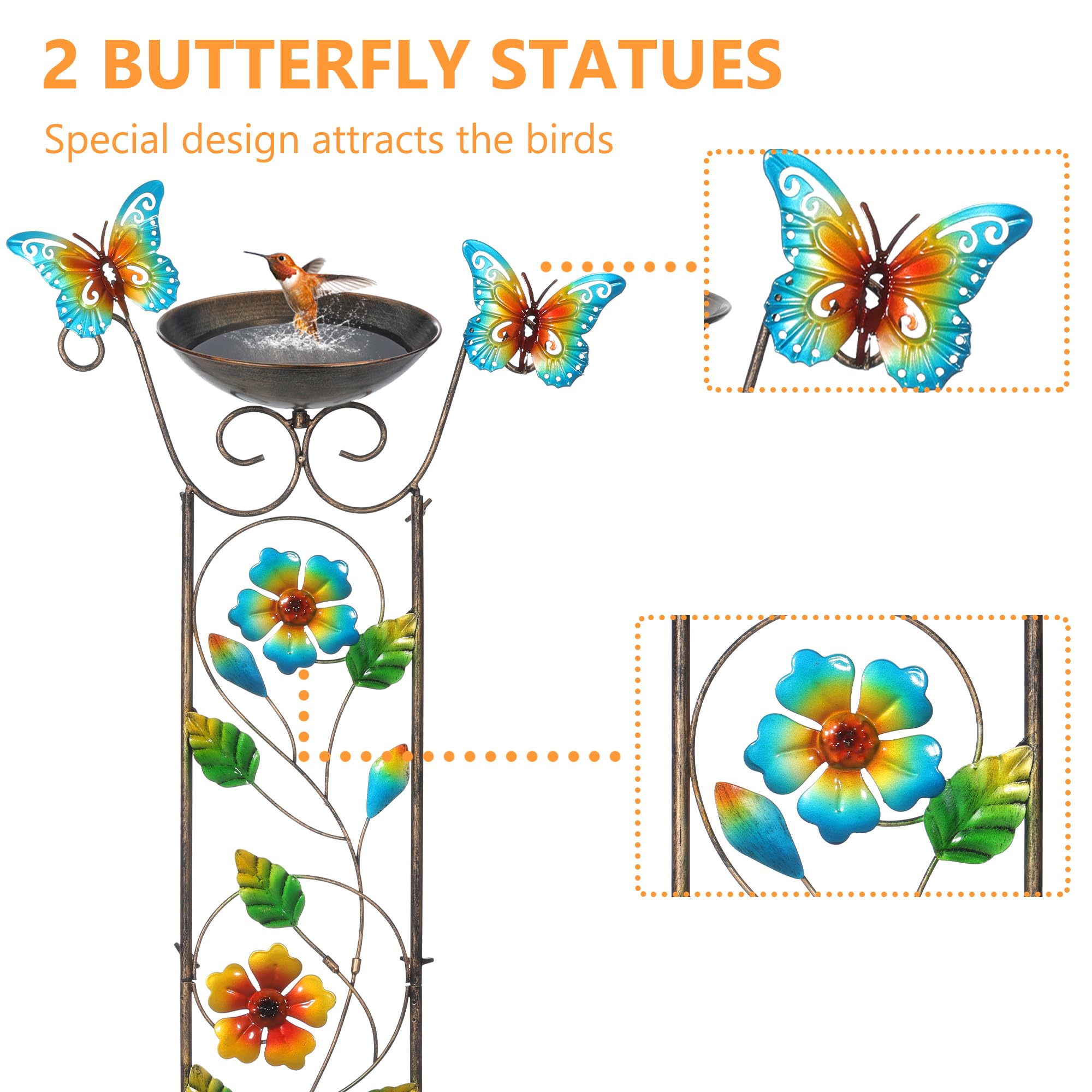 LEWIS&WAYNE bronze finish trellis enhances outdoor style and durability