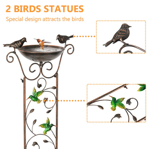 LEWIS&WAYNE weatherproof metal garden trellis designed for outdoors