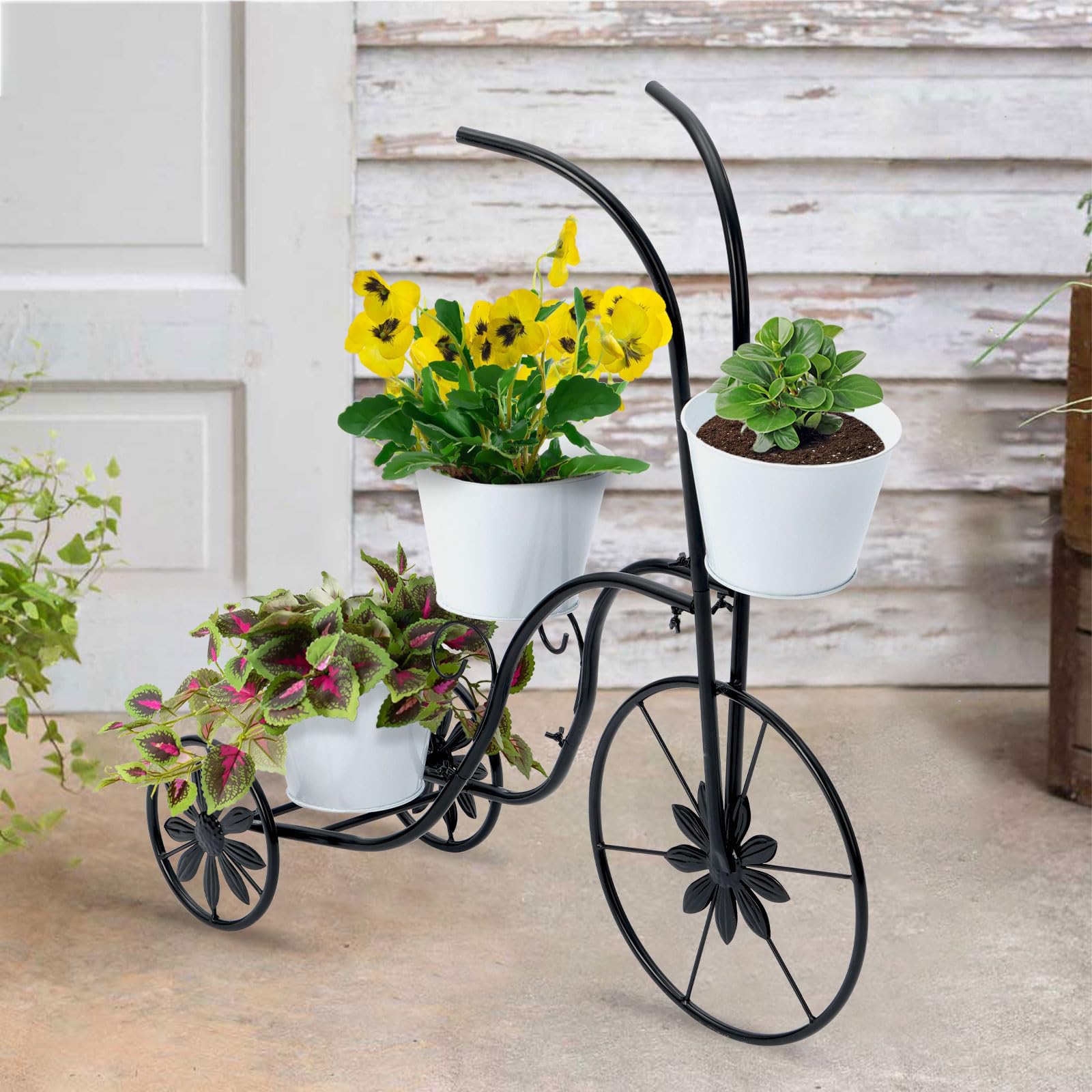 Charming garden focal point: LEWIS&WAYNE tricycle planter for yard decor