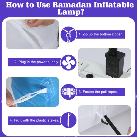 Lewondr Ramadan decor supports easy setup for Ramadan parties and celebrations.