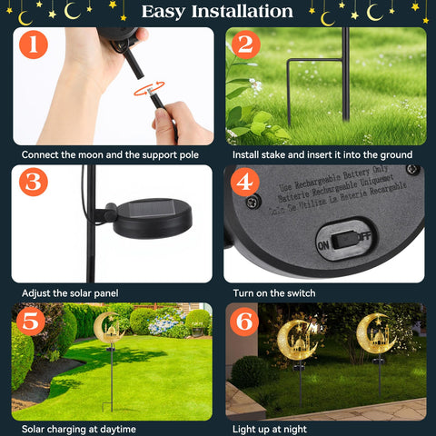 Lewondr pathway lawn patio decor helps illuminate entrances and borders.