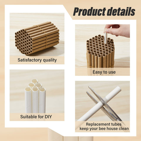 Lewtemi smooth-cut tubes ensure clean insertion and reduce burrs in nest construction.
