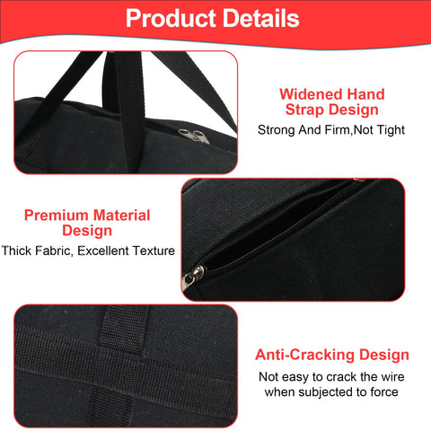LEXICHER canvas material shows durability and rugged texture for outdoor use.