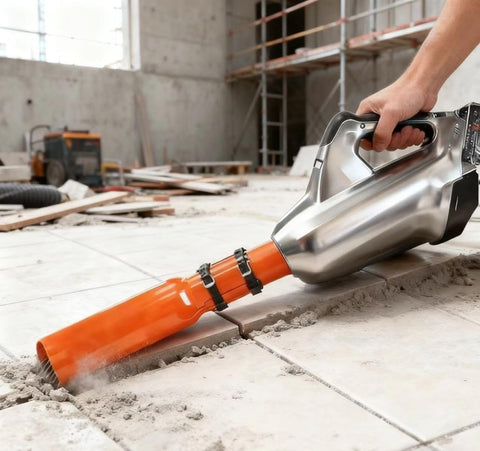 LEYAO Leaf Blower Air Booster attaches tool-free for quick setup.