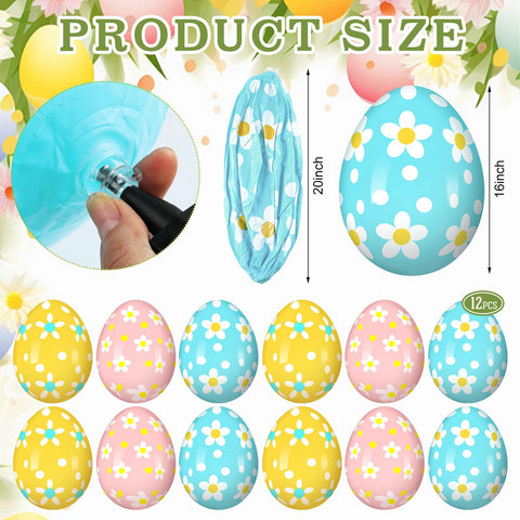 Leyndo large 18-inch eggs attract attention and spark Easter hunts.