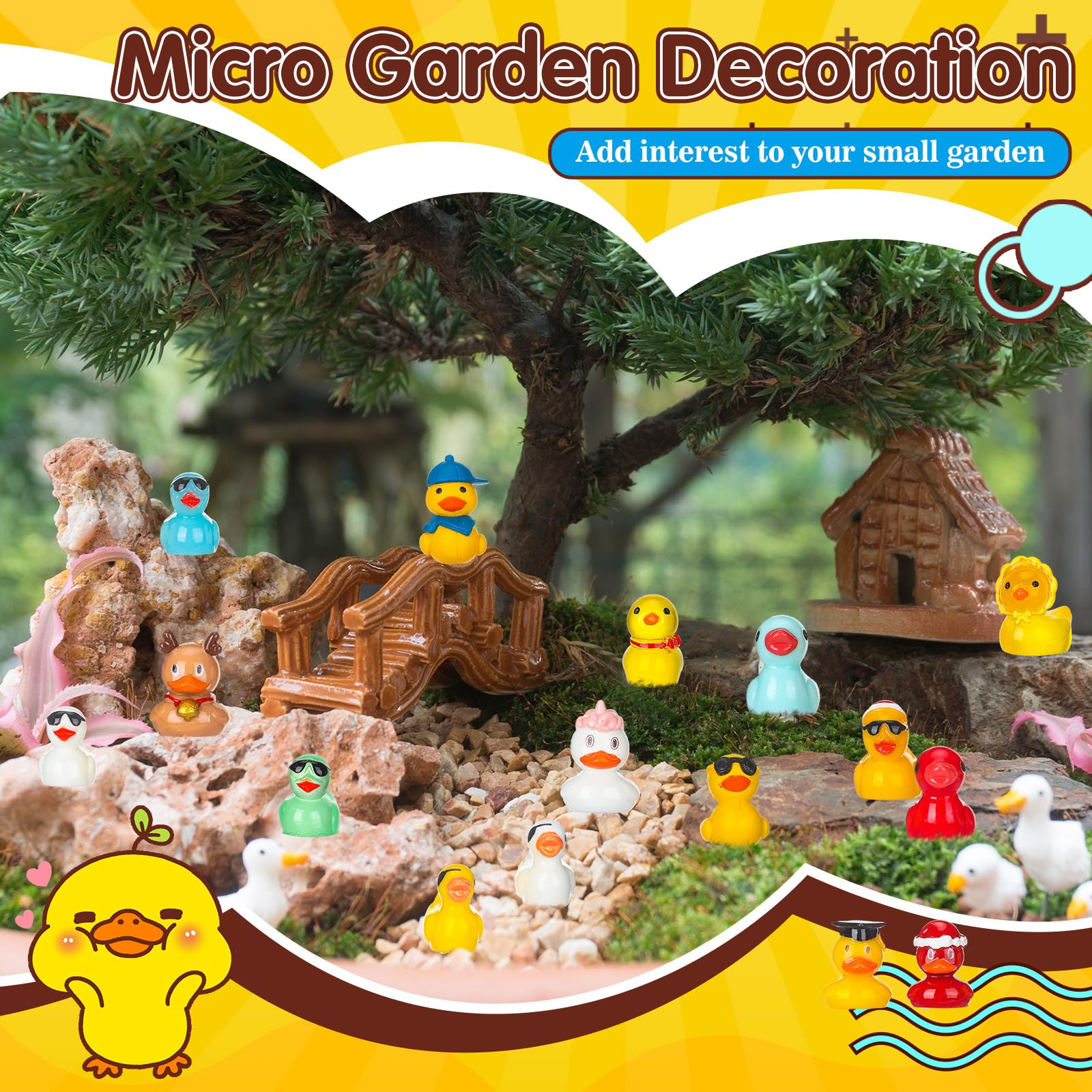 Leyndo Christmas ducks bring festive charm to miniature landscapes