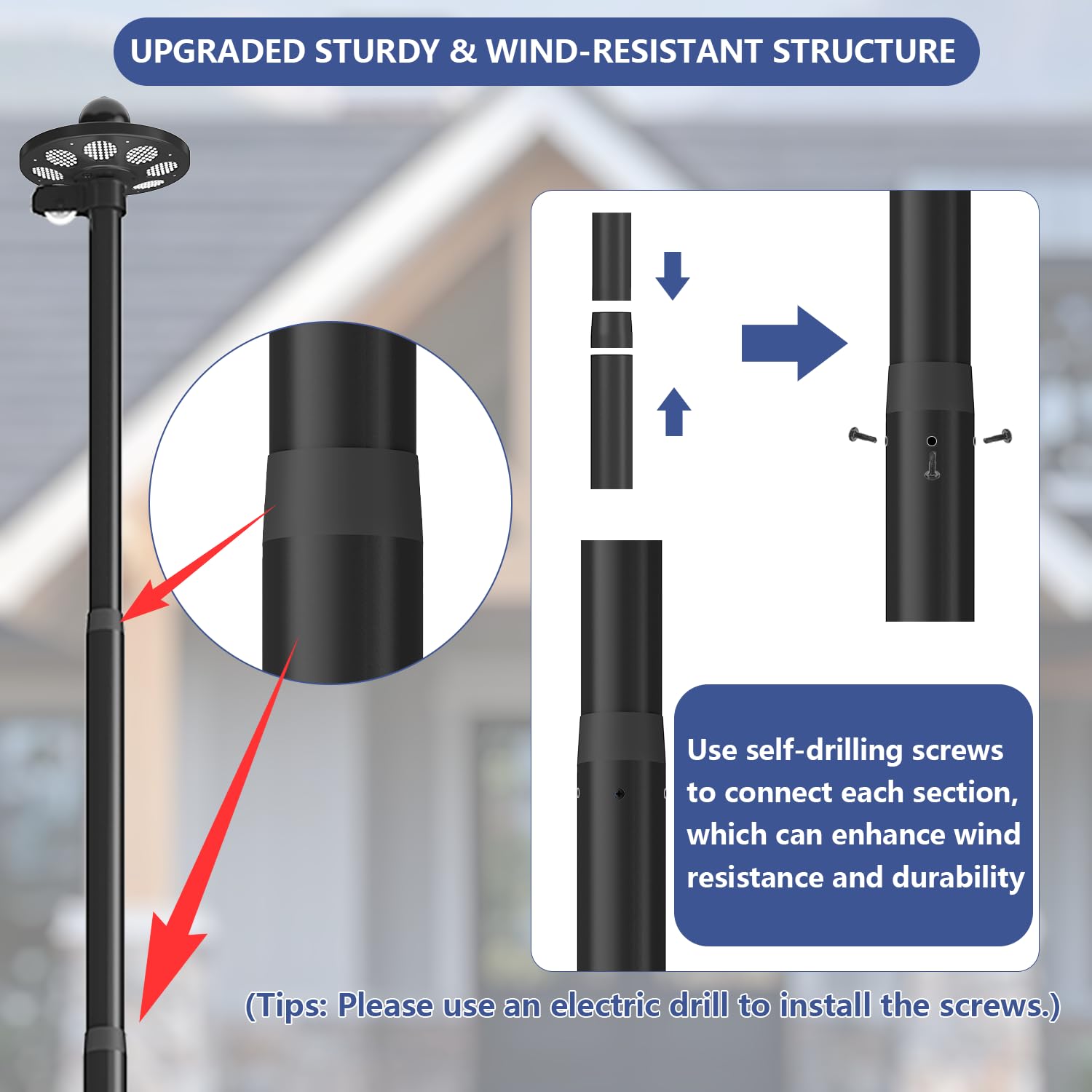 Lezbanz ground sleeve and top assembly for secure in-ground mounting