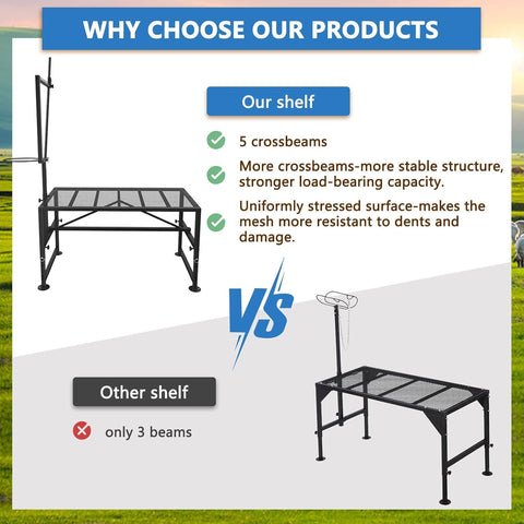 Lezbanz iron-black finish enhances durability for barn use.