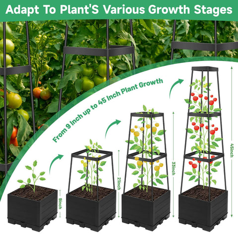 Lezmarket side water injection hole enables easy top-up watering.