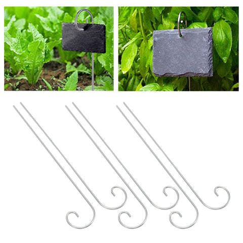 LFMUDNE stainless steel garden marker shows durable, weatherproof labeling for outdoor plants.