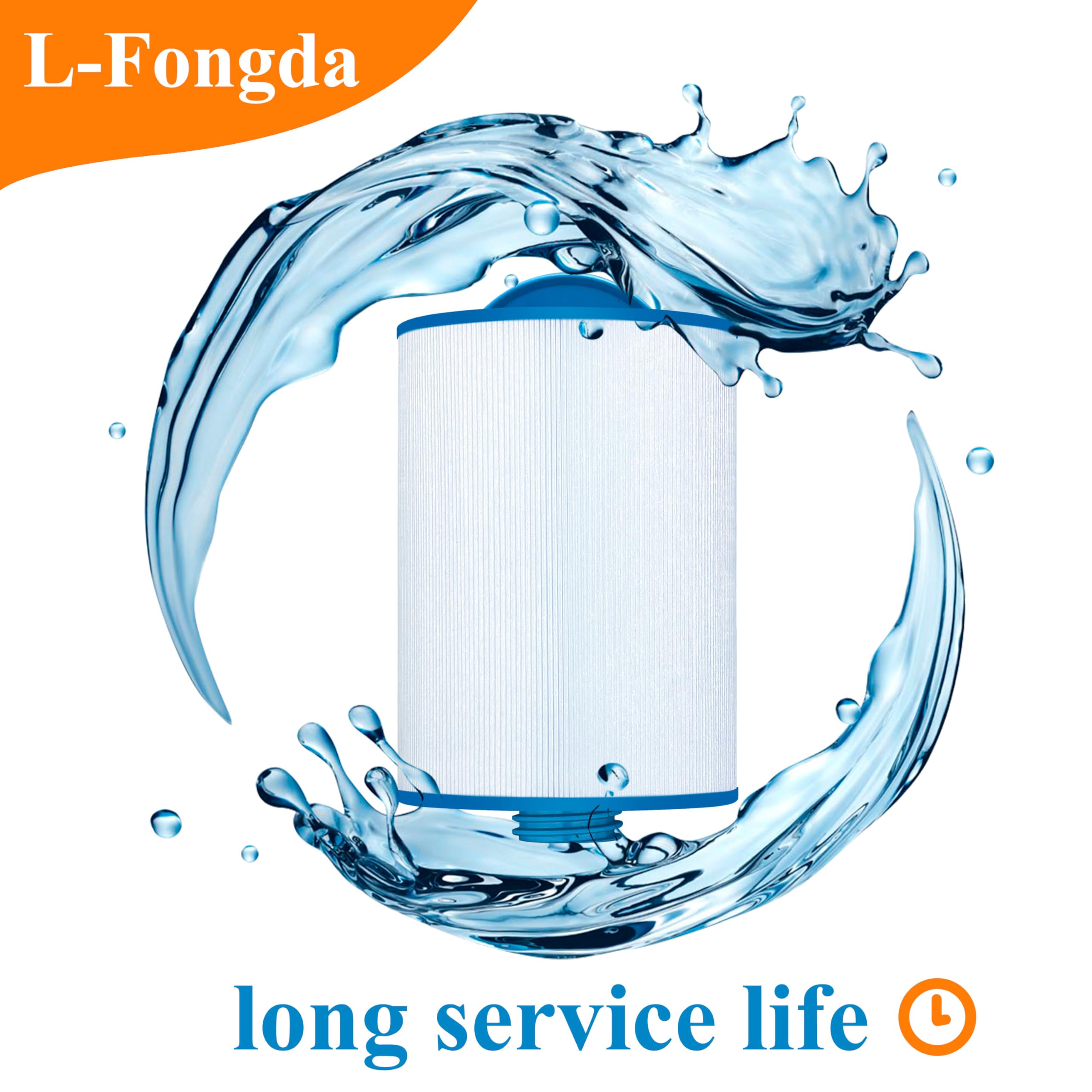 L-Fongda spa filter durable end caps for long-lasting use