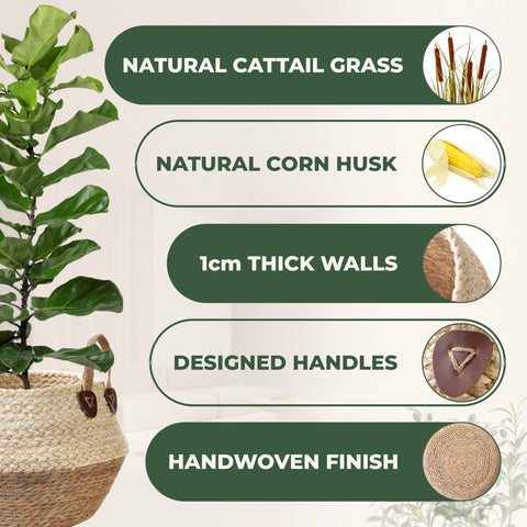 Lfory durable artificial-tree pot with rustic-modern design suits hotels and offices