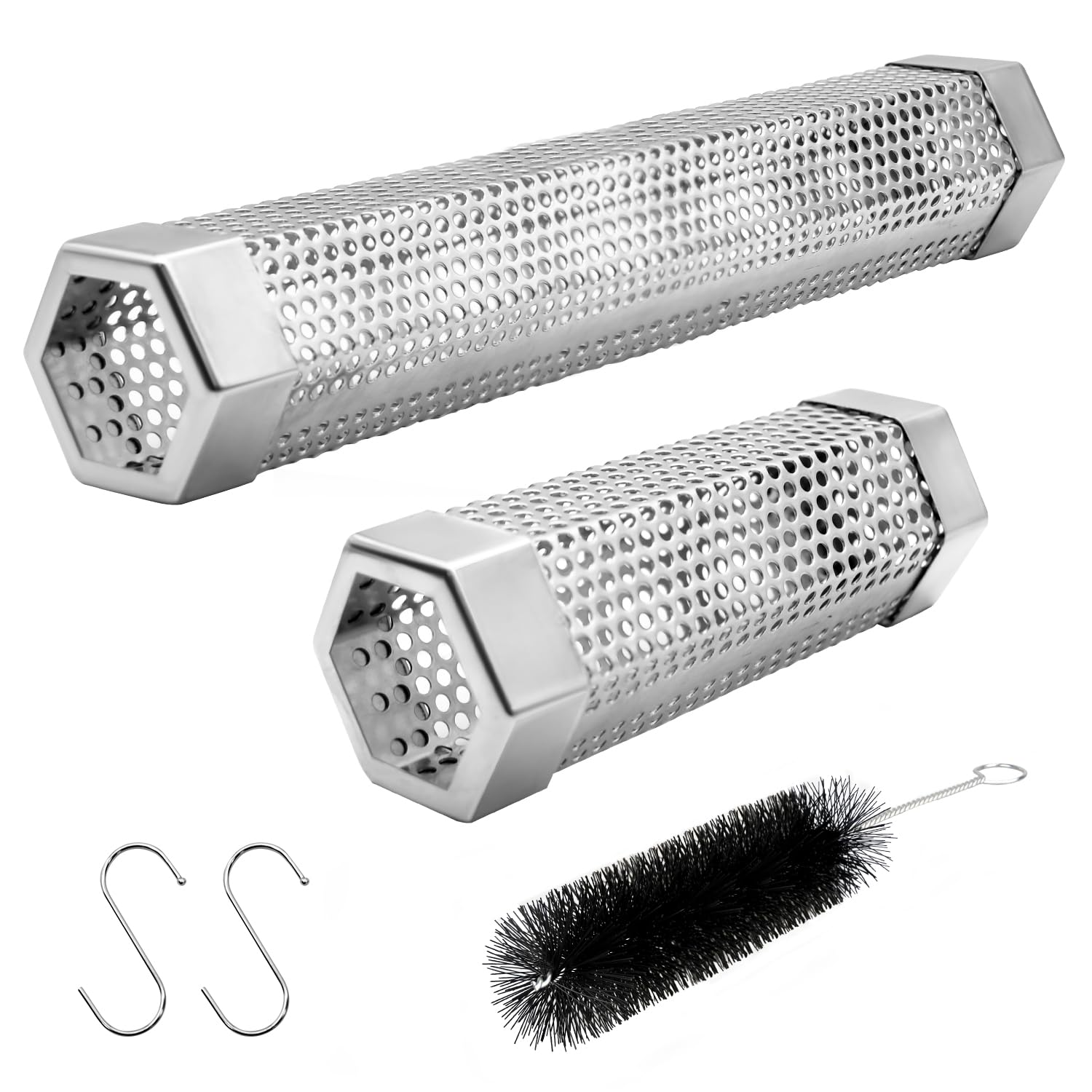 LFSEMINI 12-inch pellet smoker tube for rich smoke on any grill