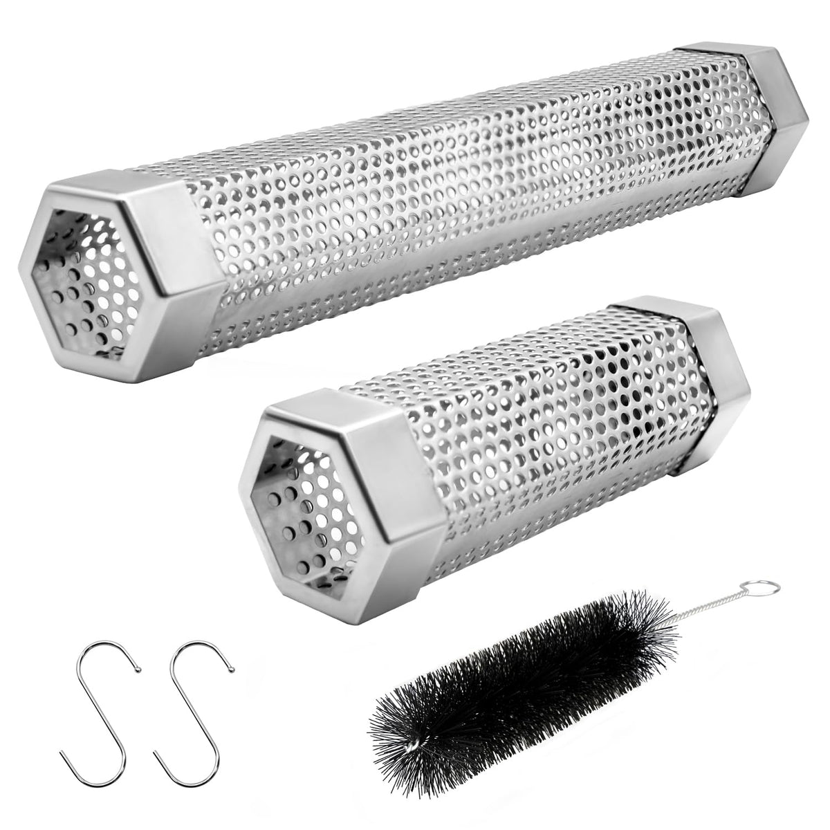 LFSEMINI 12-inch pellet smoker tube for rich smoke on any grill