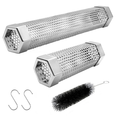 LFSEMINI 12-inch pellet smoker tube for rich smoke on any grill