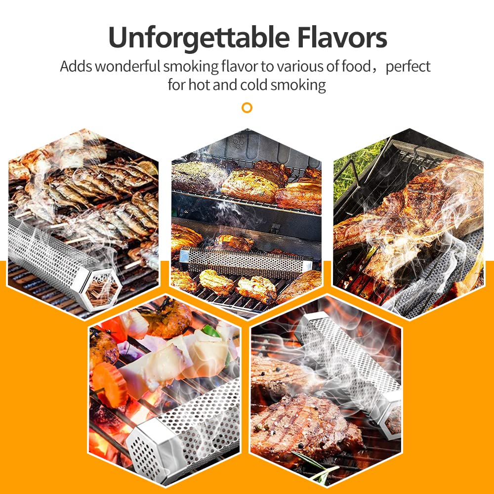 LFSEMINI S-hooks keep tubes secure while grilling and smoking