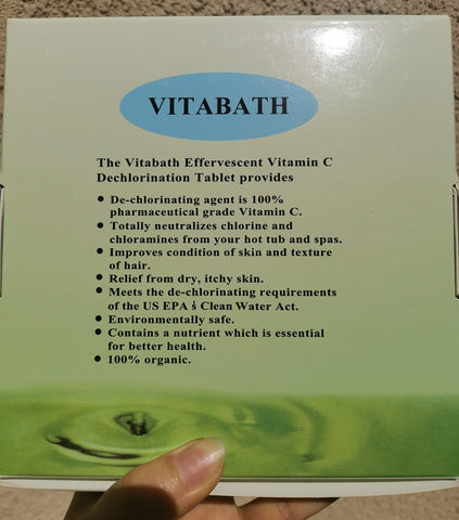 LFSYS effervescent tablet creates fizz as it treats spa water