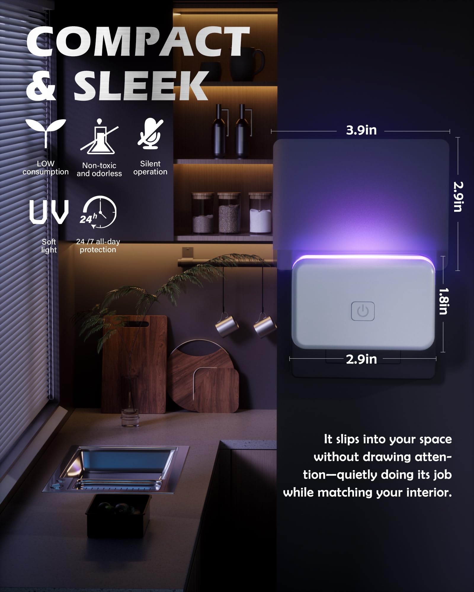 LFSYS three-device kit with refills provides continuous indoor protection.
