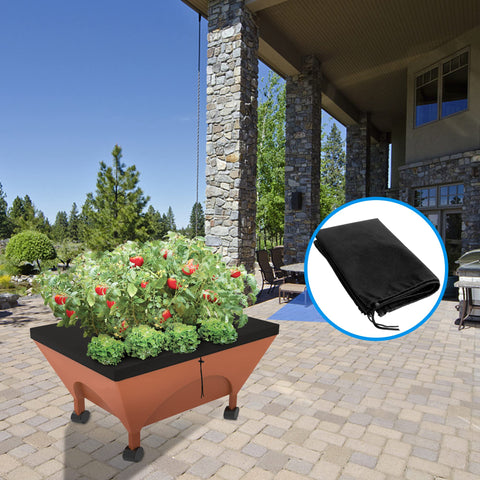 LFUTARI 20x24 inch planter cover helps create a warmer microclimate for greens