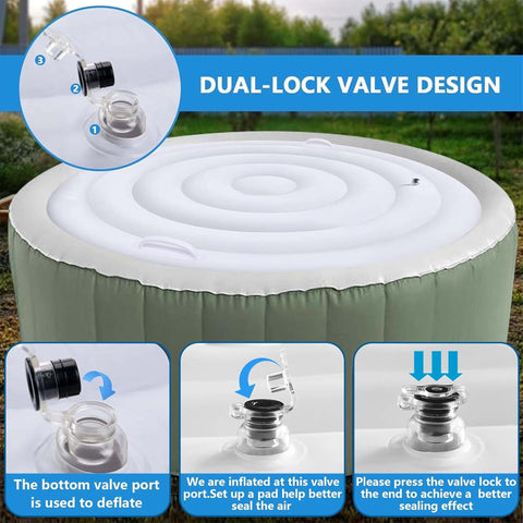LFUTARI energy-saving lid blocks debris and wildlife from the tub.