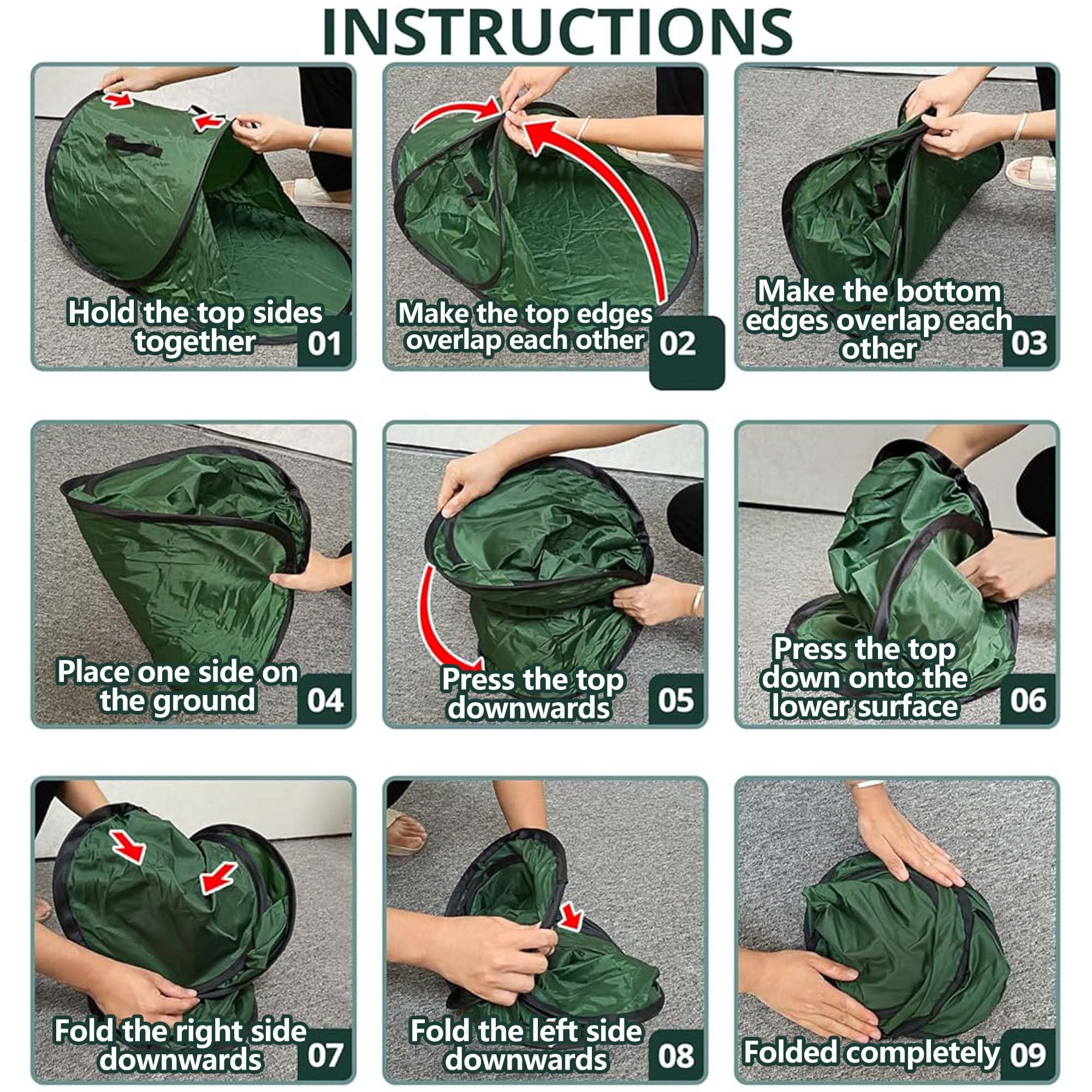 LFUTARI large-capacity 28x20 bag for leaves and weeds
