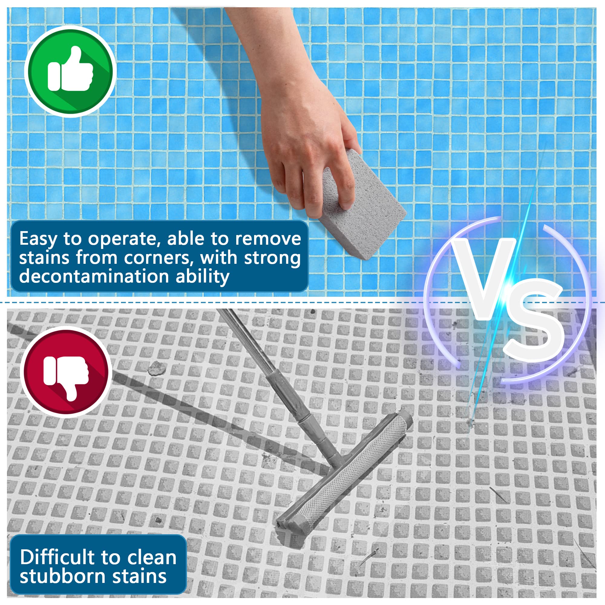 LFUTARI pumice stones offer multiuse cleaning for kitchen, barbecue, and toilet tasks.