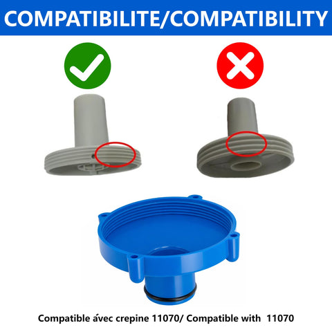 LFUTARI pool vacuum hose connection shows effortless screw-on attachment