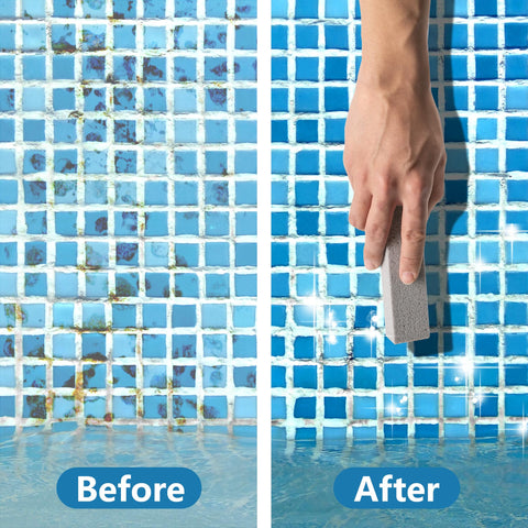 LFUTARI pumice stone for tiles cleaning in pools, bathrooms, and kitchens