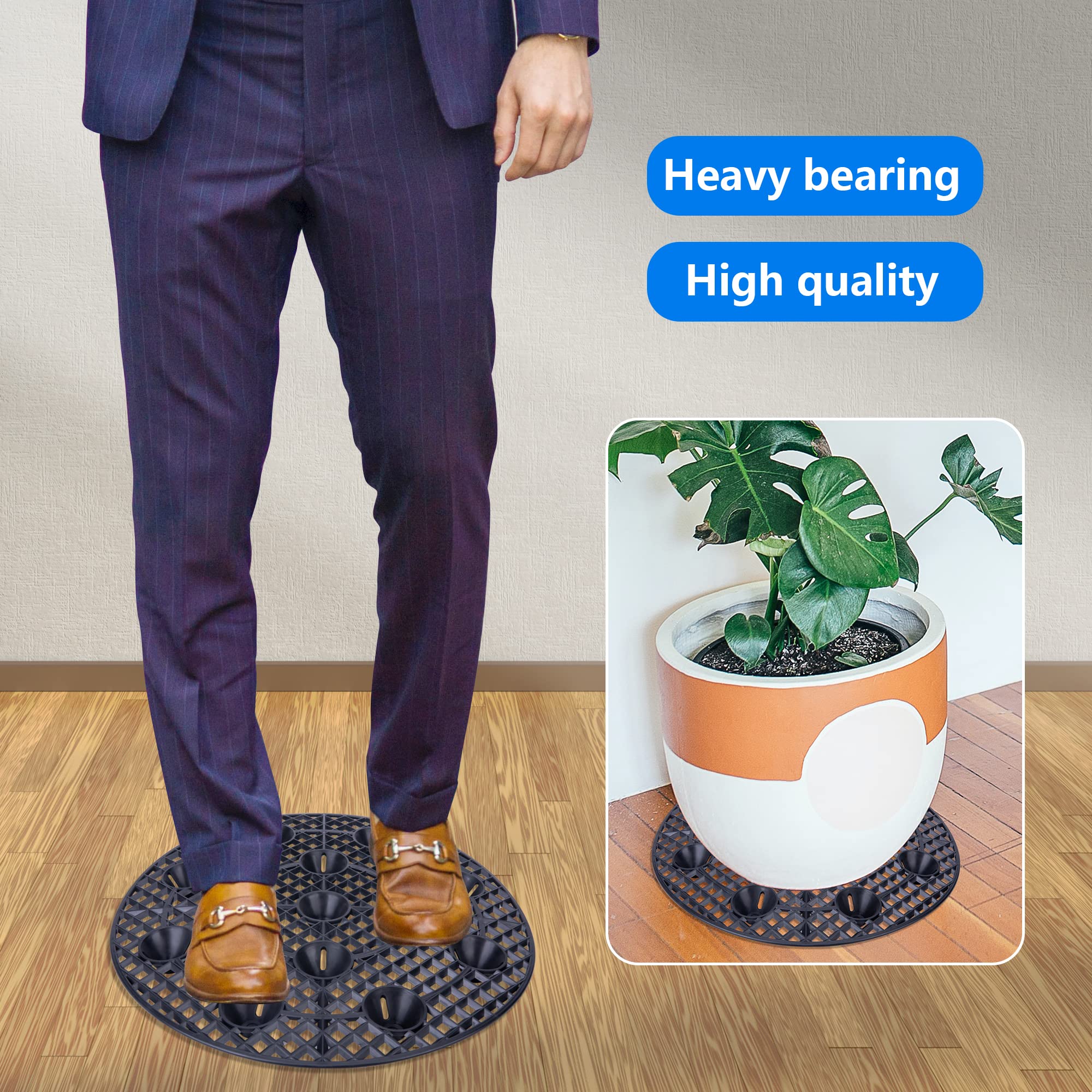 LFUTARI pot riser supports indoor and outdoor pots, boosting light exposure and drainage.