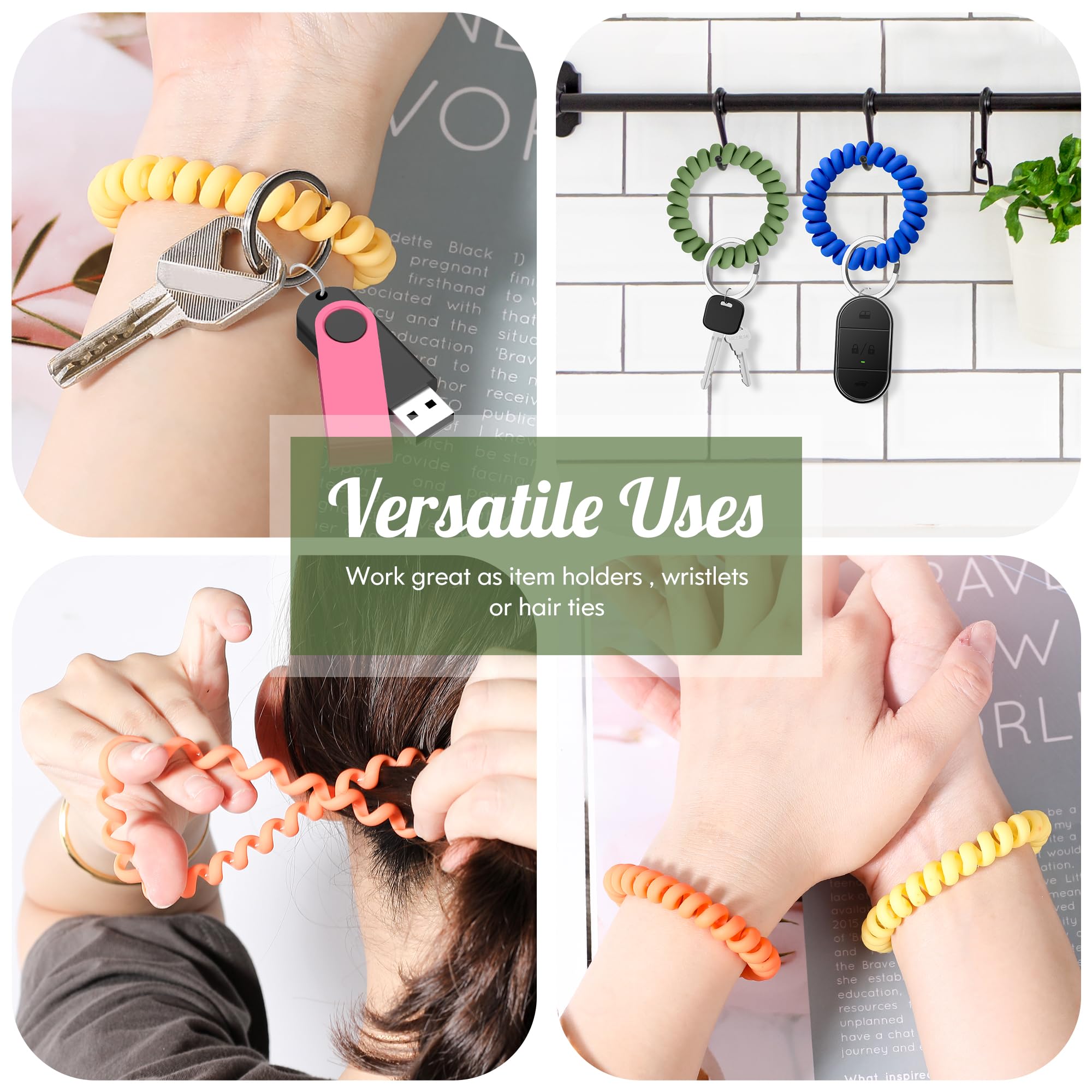 LGEGE fashion-forward wristband keeps keys secure on the go.