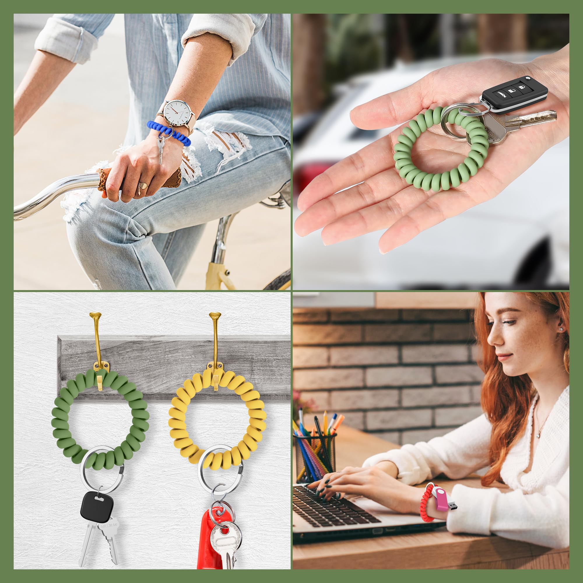 LGEGE hair-safe coil doubles as a fashion bracelet.