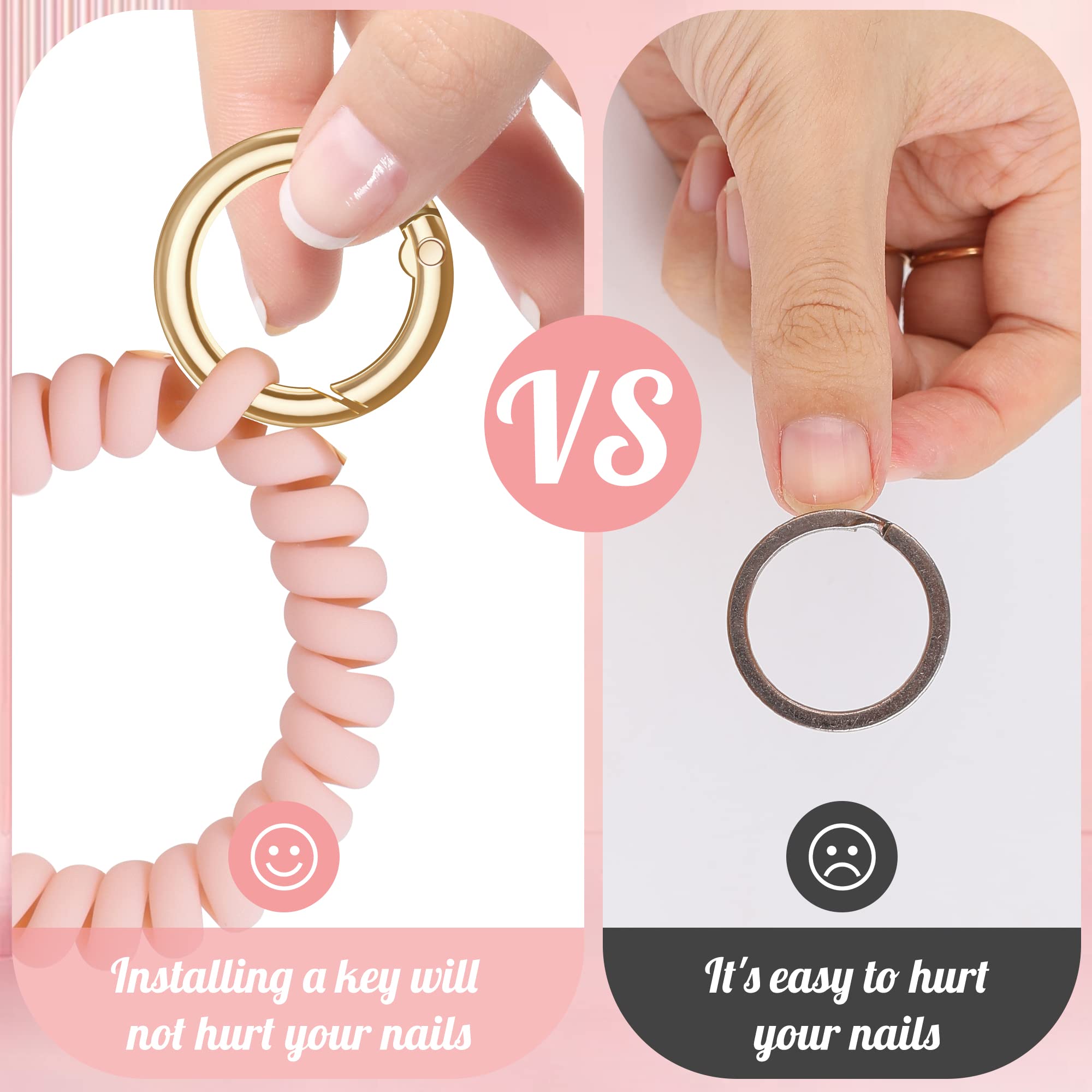 LGEGE metal key ring attachment demonstrates secure key storage
