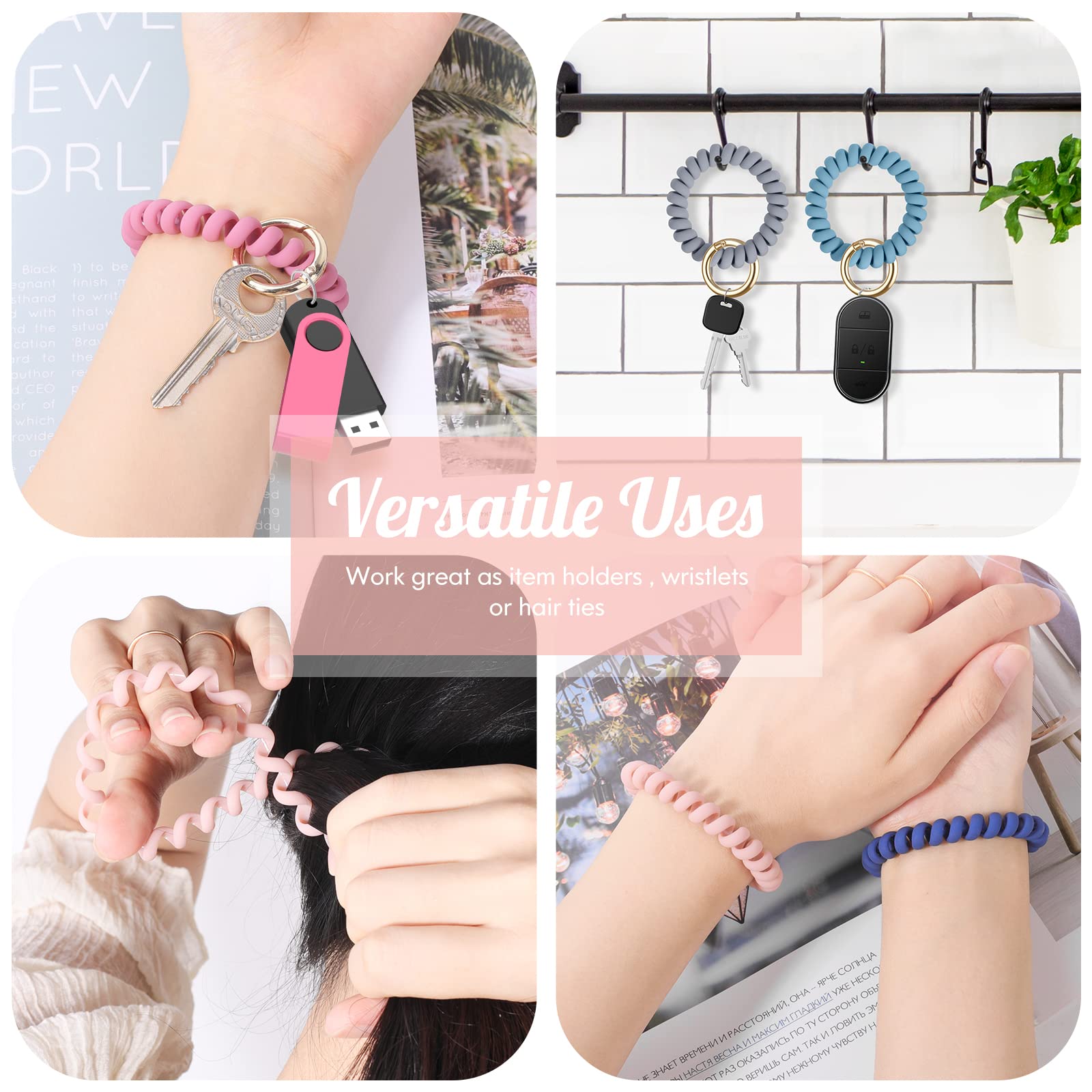 LGEGE six-pack stretchable wristbands for versatile everyday use