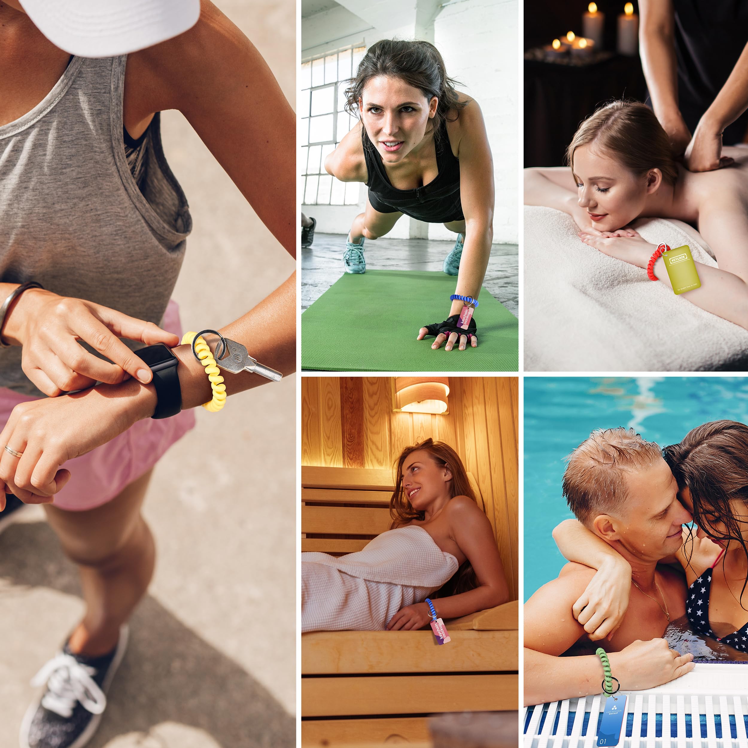 LGEGE versatile key ring wristband for travel and daily use.