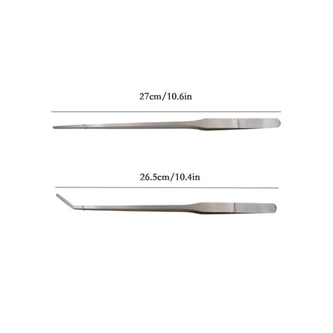 LGEGE stainless steel garden tweezers built for durability in outdoor tasks.