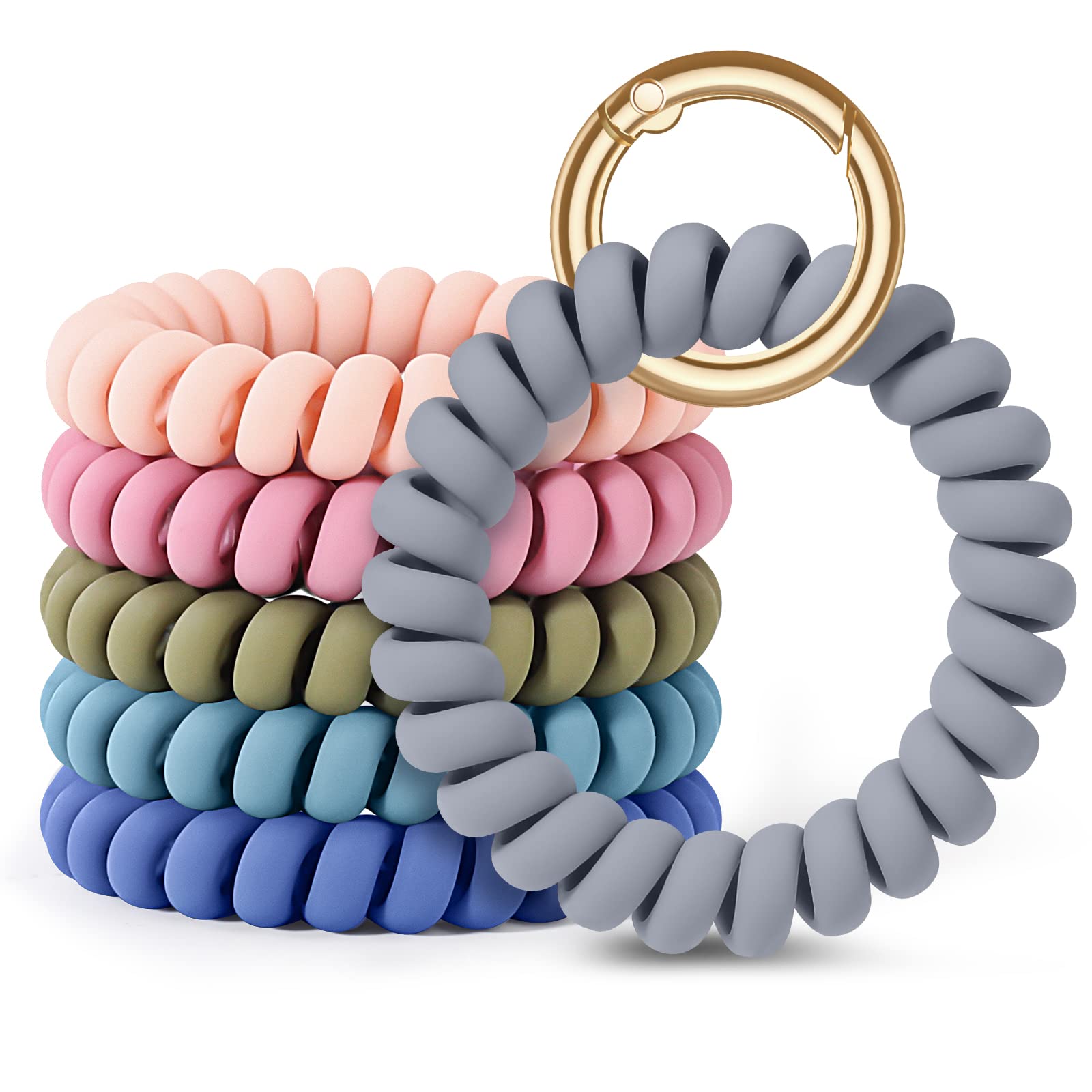 LGEGE stretchable wristband closeup showing key ring for easy access