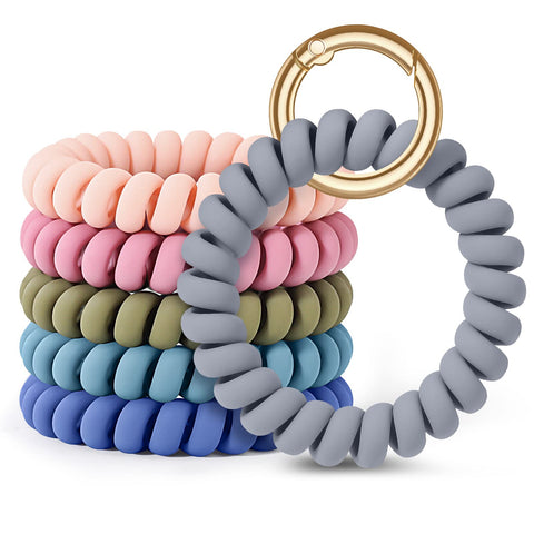 LGEGE stretchable wristband closeup showing key ring for easy access