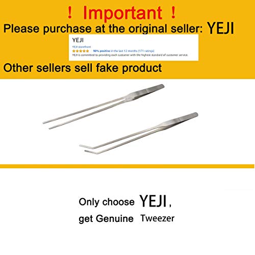 LGEGE curved 26-5cm tweezers for delicate bonsai and indoor plant work.
