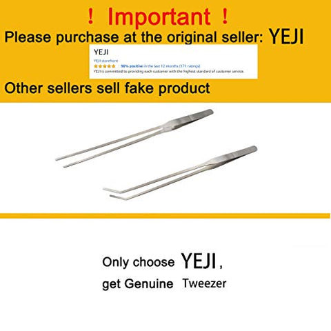 LGEGE curved 26-5cm tweezers for delicate bonsai and indoor plant work.