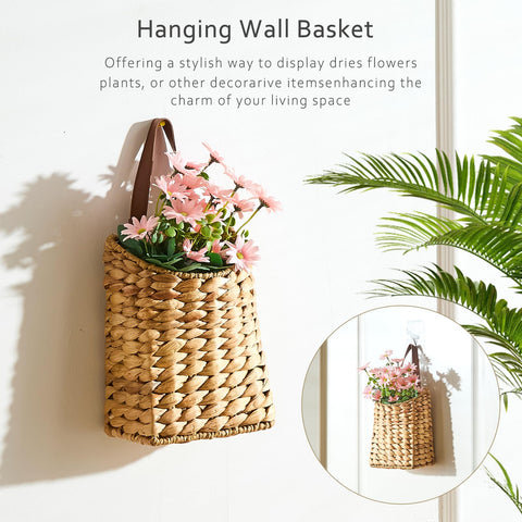 LGENHOOM handwoven boho basket showcases craftsmanship and adds texture to any room.