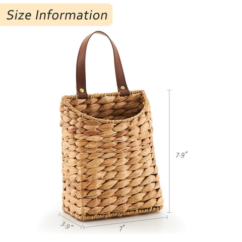 LGENHOOM wall hanging storage basket organizes essentials while elevating entryway style.