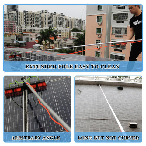 LGEXRCH lightweight aluminum pole construction eases handling and setup.
