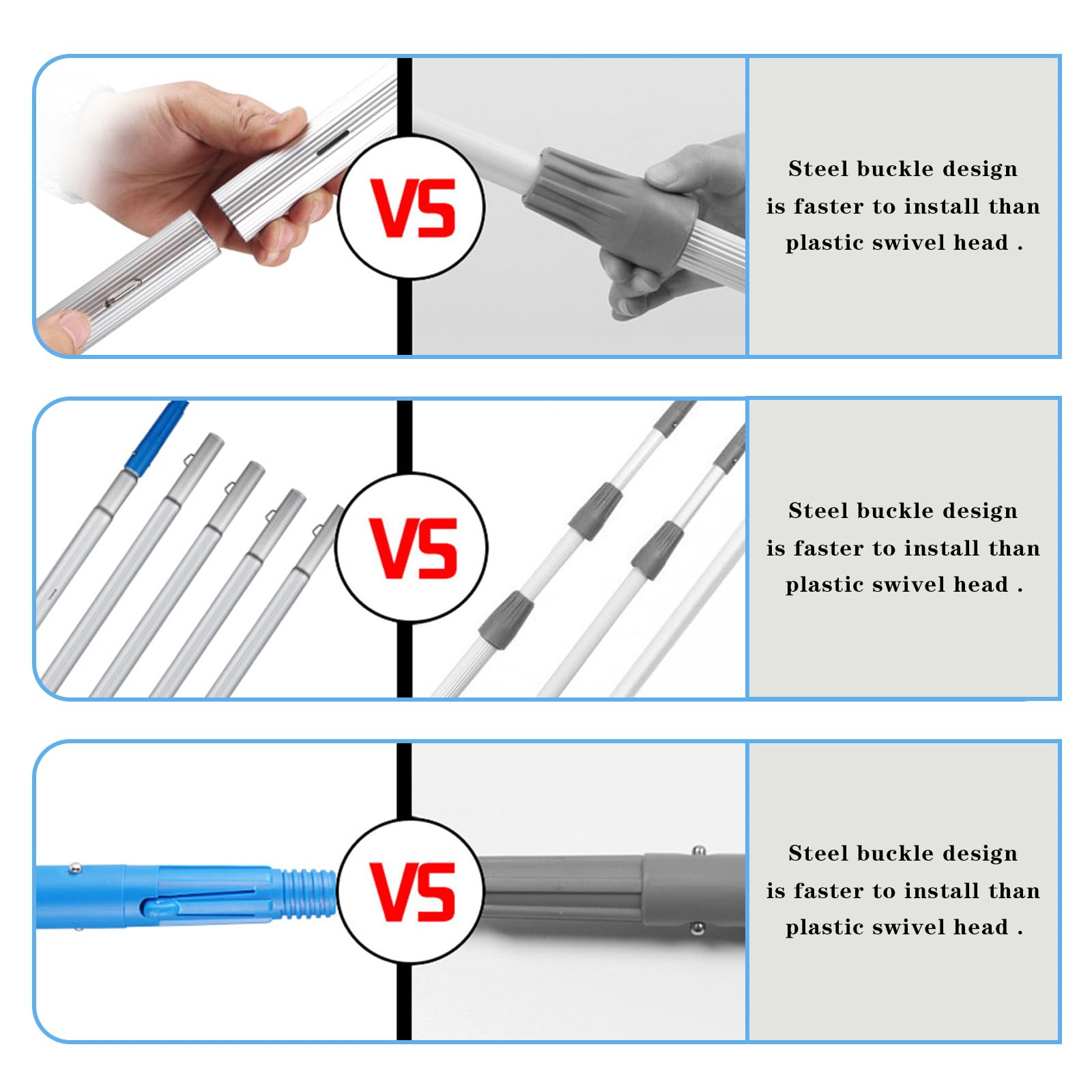 LGEXRCH rotatable brush head with angle adjustment for precise cleaning from ground.