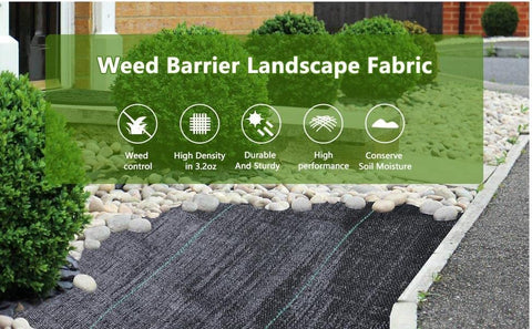 LGJIAOJIAO garden pathway use controls weeds for cleaner, tidier landscaping.