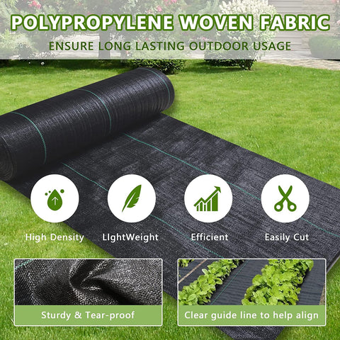 LGJIAOJIAO fabric permits water and nutrients to reach soil beneath